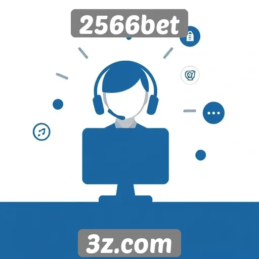 Funcionalidade do suporte ao cliente no 2566bet